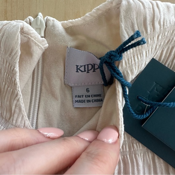 Kipp Textured Dress In Stone - Picture 3 of 10